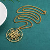 Archangel Metatron Sigil Necklace | Sacred Geometry Angel Seal Pendant | Solomon Spiritual Jewelry | Apollo Tarot Shop