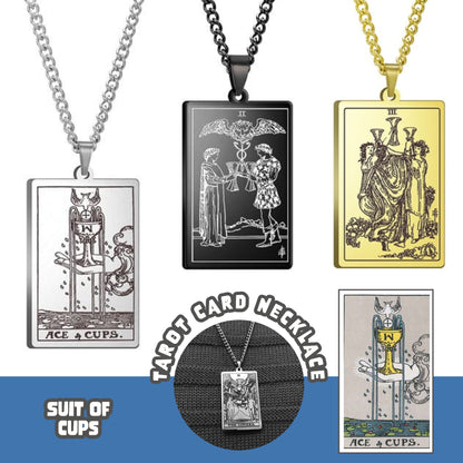 Tarot Card Necklace | Suit of Cups Pendants | Apollo Tarot