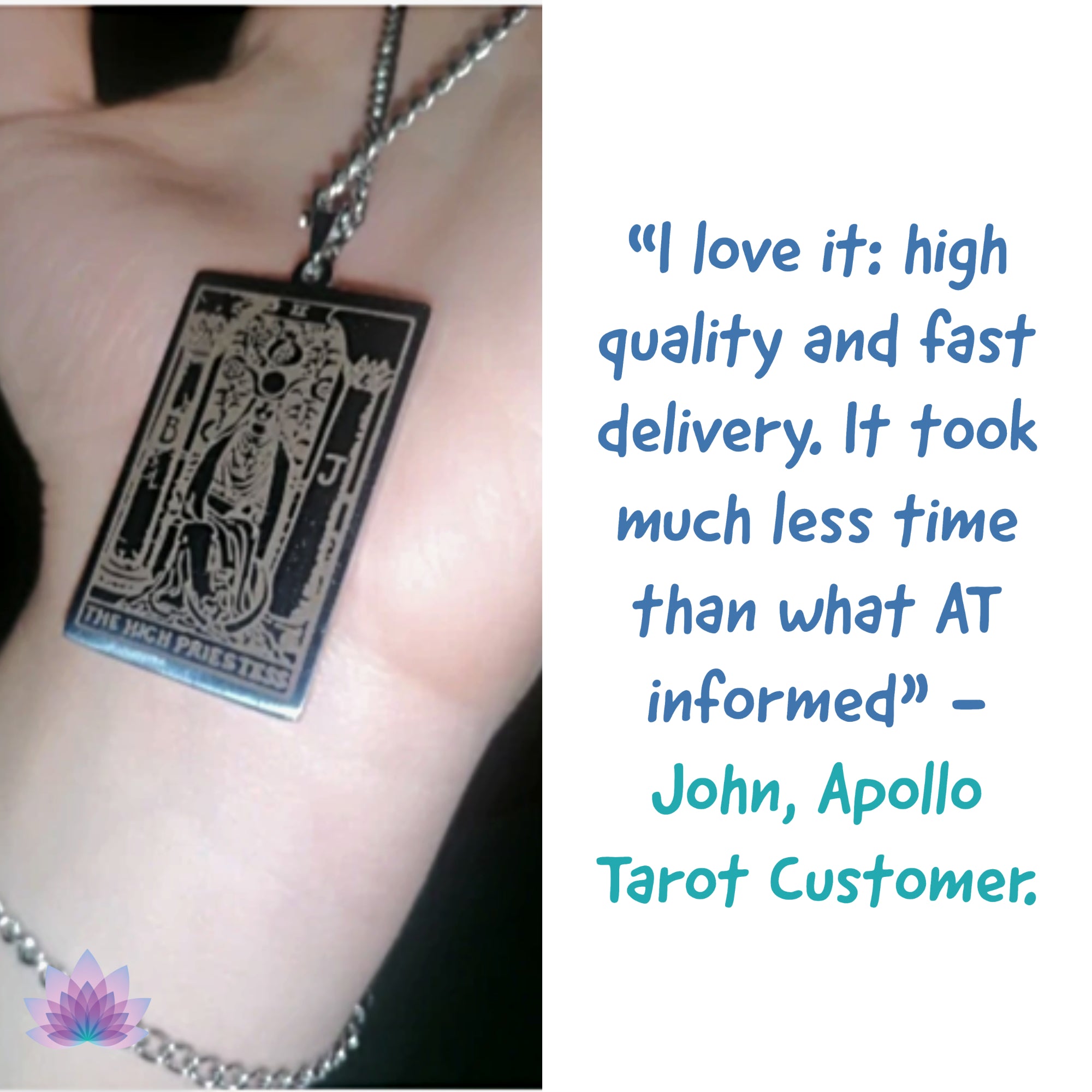Tarot Necklace | Suit of Wands Pendants | Apollo Tarot