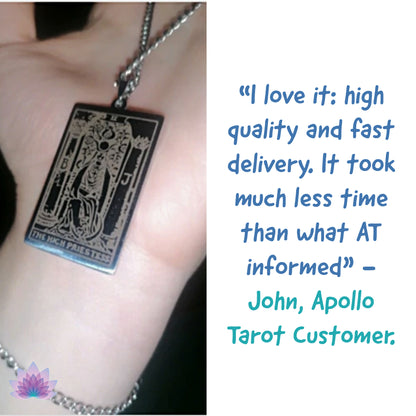 Tarot Necklace | Suit of Swords Pendants | Apollo Tarot