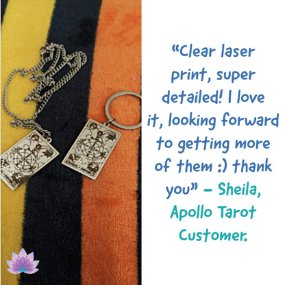 Tarot Necklace | Suit of Wands Pendants | Apollo Tarot