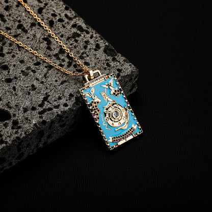 Enamel Tarot Cards Necklace | Apollo Tarot