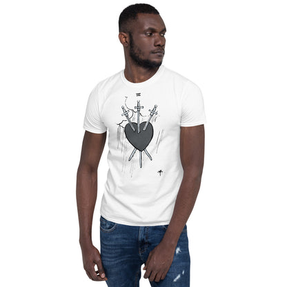 Three of Swords T-Shirt | Unisex Tarot Card Tee | Apollo Tarot