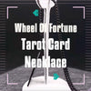 Load and play video in Gallery viewer, Tarot Card Necklace | Wheel Of Fortune Molded Black Pendant | Mens Necklace | Apollo Tarot Shop