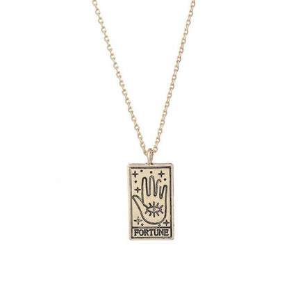 Tarot Necklace | Vintage Tarot Card Pendant | Apollo Tarot