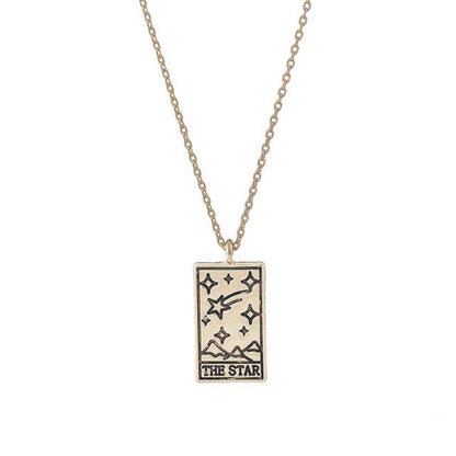 Tarot Necklace | Vintage Tarot Card Pendant | Apollo Tarot