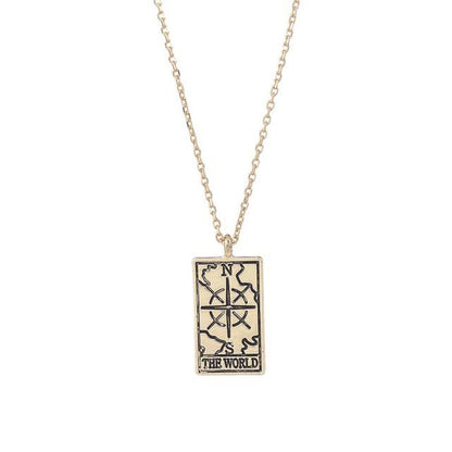 Tarot Necklace | Vintage Tarot Card Pendant | Apollo Tarot