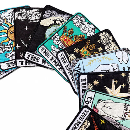 Tarot Card Iron-On Patch | DIY Patches For Clothing | Thermo Adhesive Divination Patches For Clothes