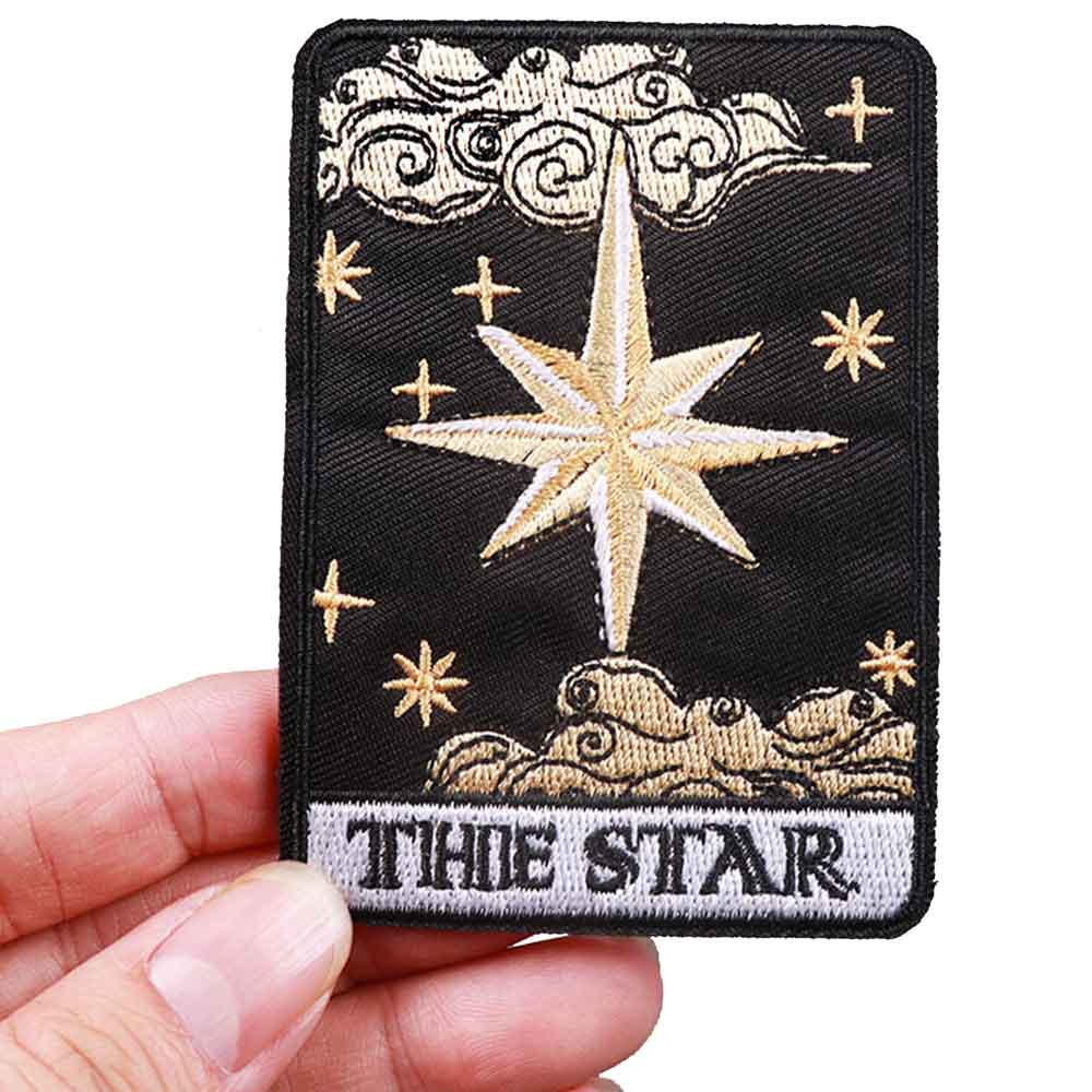Tarot Card Iron-On Patch | DIY Patches For Clothing | Thermo Adhesive Divination Patches For Clothes